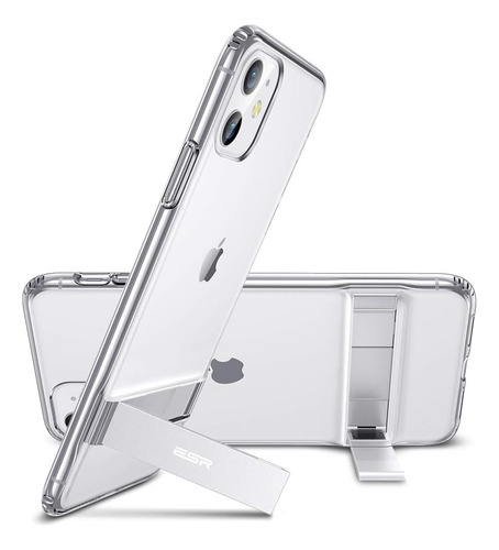 Funda Esr iPhone 11 Clear Metal Kickstand