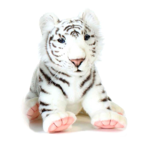 Peluche De Tigre Blanco Cachorro 15'' Hansa 