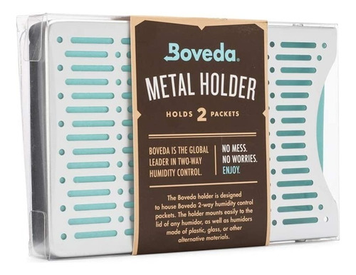 Boveda Soporte Metal Humidores Sostiene 2 Paquetes Grandes