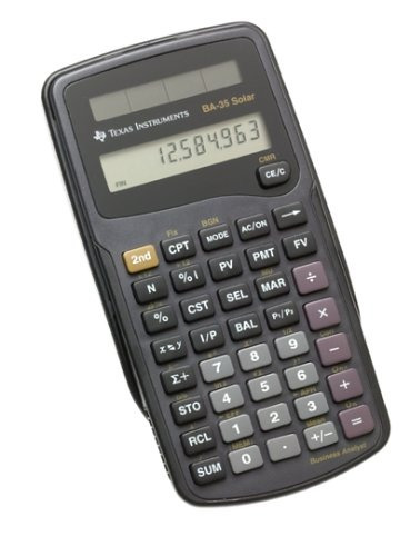 Calculadora Solar Texas Instruments Ba35