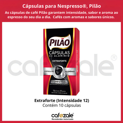 Cápsulas Para Nespresso®, Café Pilão, Extra Forte