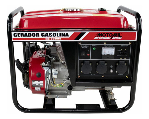 Gerador De Energia Portátil Motomil Mg3000cl 2800w Monofásic