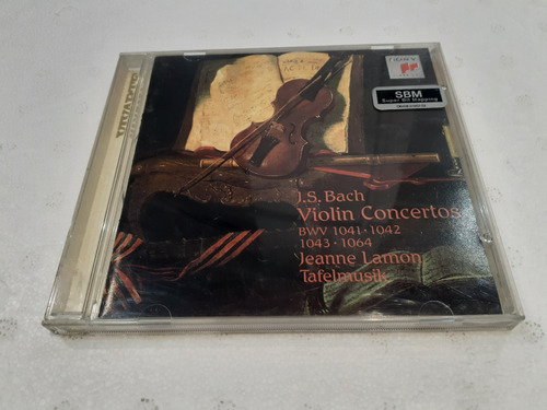 Violin Concertos 1041 - 1042 - 1043 - 1064, Bach Cd 1995 Usa