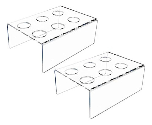 Bases Para Pasteles - 2 Paquetes De 6 Agujeros Acrílicos