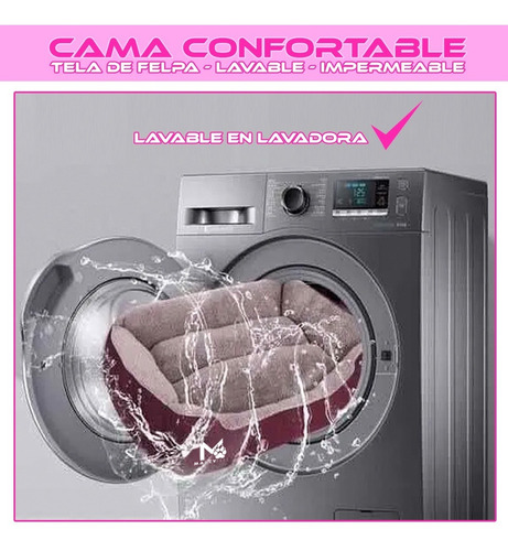 Imagen 10 de 10 de Super Combo / Cama Para Perros L + Pechera M + Paseador