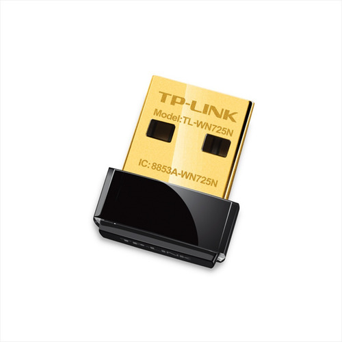 Adaptador De Red Usb Nano Wifi N 150mbps, Tp-link Tl-wn725n