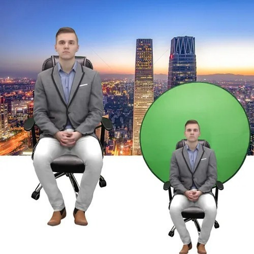 Green Screen Gamer Youtube Hogar Office Silla Chroma