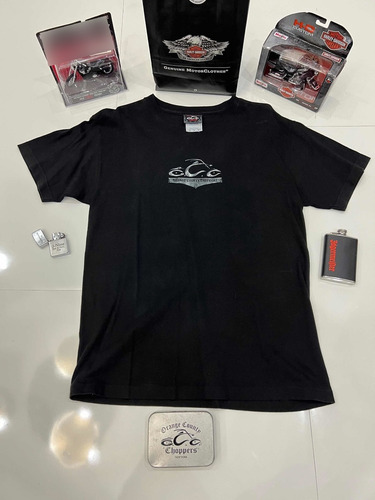 Playera American Chopper Occ Color Negra. (Usado)