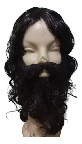 Barba Y Peluca Castaña Fingerwave By La Parti Wigs!