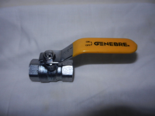 Llave De Paso 1/2 Marca Genebre Para Gas Y Agua