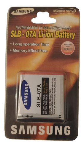 Baterias Para Camaras Samsung Slb-07a Li-ion