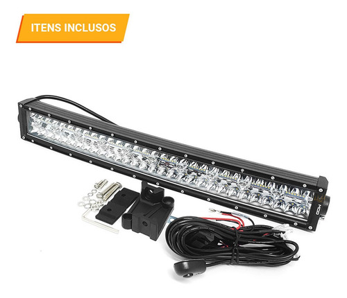Imagem 6 de 10 de Barra Mod Leds 390w P Pickup Vw Amarok Chevrolet Silverado