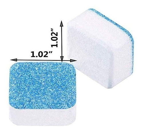 Imagen 9 de 10 de Pastillas Efervescentes Para Limpieza De Máquina Lavadora X2