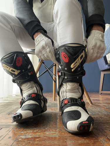 Botas Sidi Vortice Blancas Num 7 (Usado)