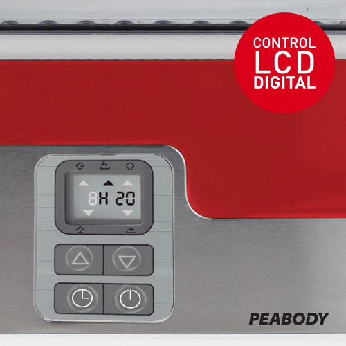 Imagen 4 de 9 de Vaporera Arrocera Digital Con 3 Niveles Peabody Pe-st1654