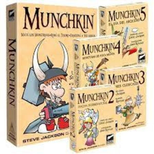 Munkchkin + Expansiones 2-3-4-5 - Bureau De Juegos