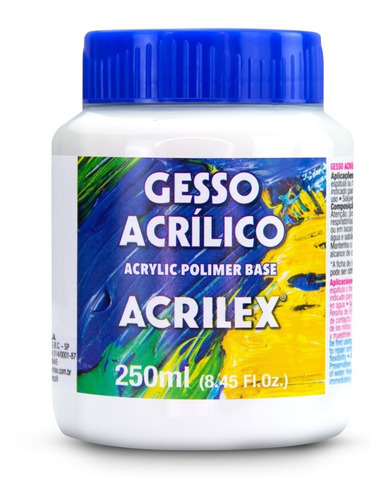 Gesso Acrílico 250ml Acrilex