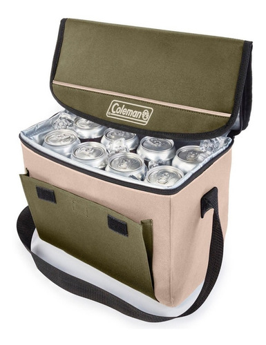 Conservadora Coleman Bolso Termico 18 Latas 20hs Plegable