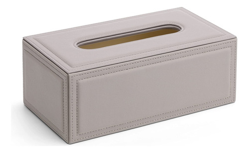 Soporte Rectangular Caja De Pañuelos, Funda De Piel Ca...