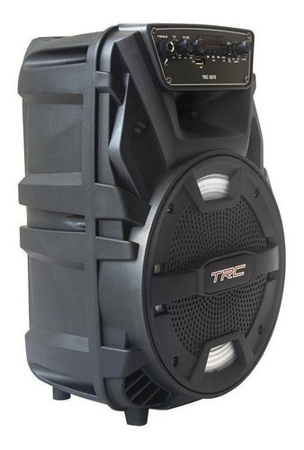 Imagem 2 de 3 de Alto-falante TRC Sound TRC 5515 portátil com bluetooth preto 110V/220V