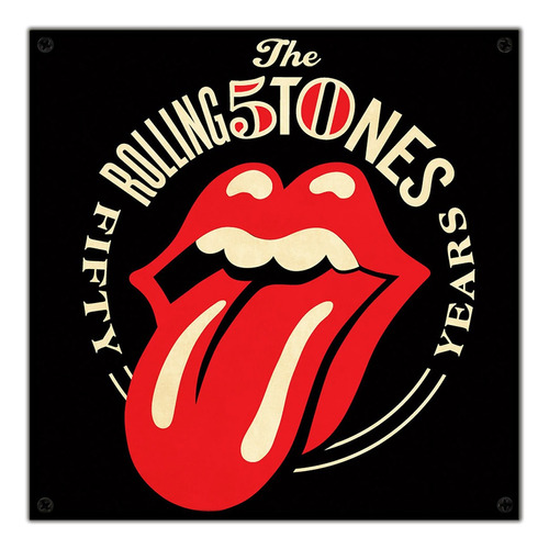 #189 - Cuadro Decorativo Vintage / The Rolling Stones Rock