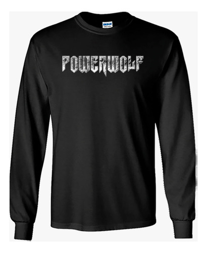 Powerwolf Playera Manga Larga T04