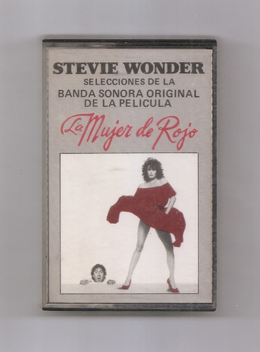 Stevie Wonder Mujer De Rojo Woman In Red Banda Sonora Casete