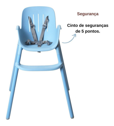 Imagem 5 de 8 de Cadeira Alimentação Portátil Refeição Bebê Cadeirinha Poke