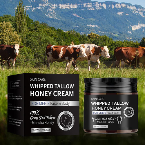 Crema Facial Hidratante Profunda Con Miel De Sebo De Res Bat