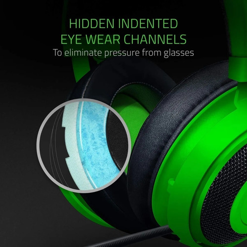 Imagen 4 de 9 de Auriculares Gamer Razer Kraken Green 2019 Ps4 Switch Xbox Xg