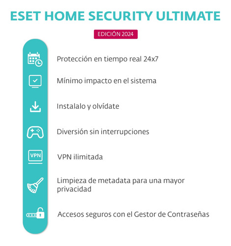 Antivirus Eset® Home Security Ultimate 10 Dispositivos