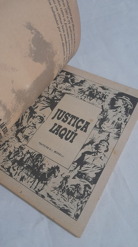 Revista Gibi Tex Coleção N° 102 : Justiça Iaqui - Globo 1995 (Usado)