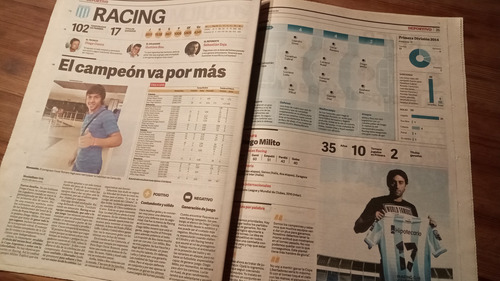 Suplemento Deportivo Clarín Guía Torneo 1° División 2015 (Usado)