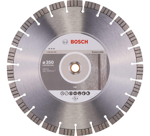 Disco Diamantado Segmentado 14 Concreto Bosch 2608602658