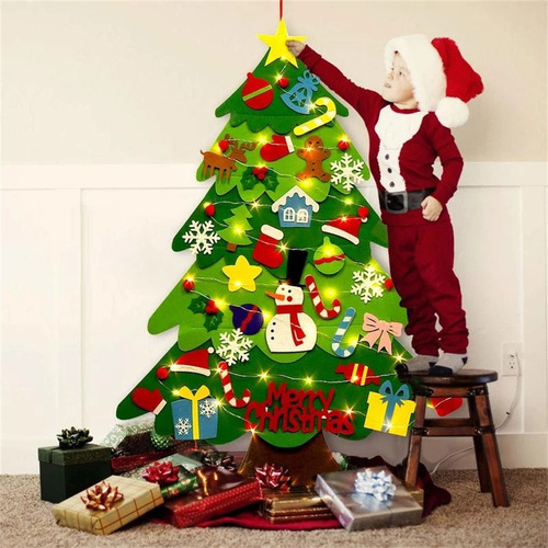 A Adornos Navideños De Fieltro For Árbol De Navidad