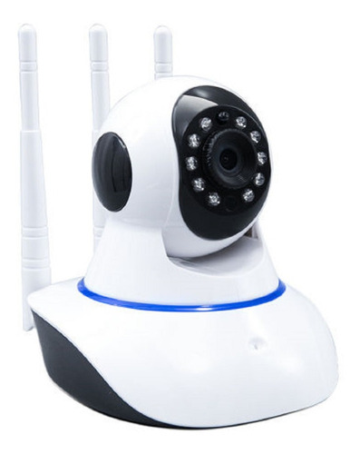 Camara Ip Inteligente Seguridad Wifi Hd Motorizada 3 Antenas