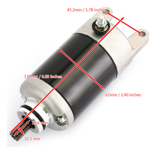 Arranque For Kawasaki El250 Kle250 Zzr250 Ex250 Ninja 250r