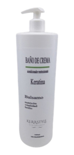 Baño De Crema De Keratina 1 Litro