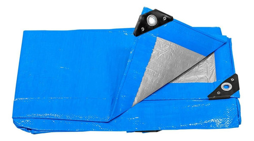 Lona Impermeable Protección Uv 5 X 7 Mt Azul Pretul Lp-57