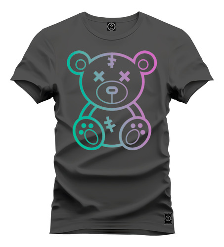 Camiseta Premium Soltinha Neon Urso