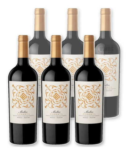 Vino Hd Reserva Malbec Bodega Durigutti Caja X6 Unidades