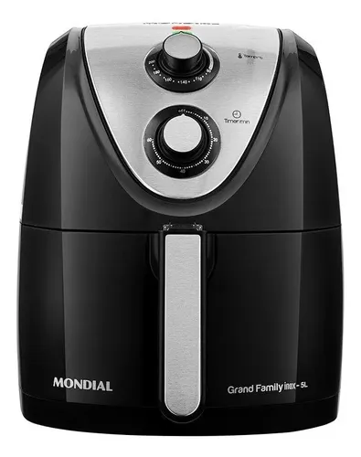 Fritadeira Air Fryer Mondial Afn-50-bi, 5 Litros, 1900w, Pre