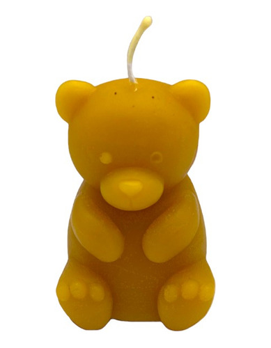 Velas De Oso En Cera De Abeja 100% Natural / 46 Grs Valymu