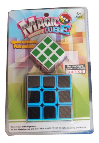 Cubos Rubik 3x3 Uso Profesional Grande Y Pequeño Cubo Magico Color de la estructura Negro