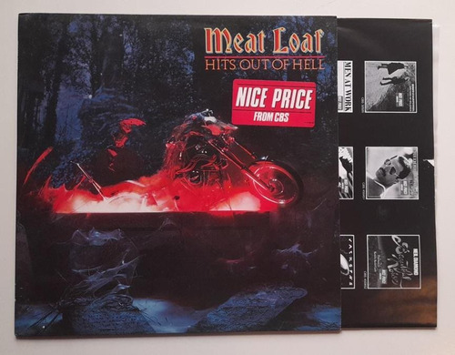 Meat Loaf Hits Out Of Hell Lp Vinilo Alema 84 Hh