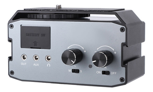 Comica Cvm-ax3 Adaptador Mezclador De Audio Dual Xlr/3,5 Mm/