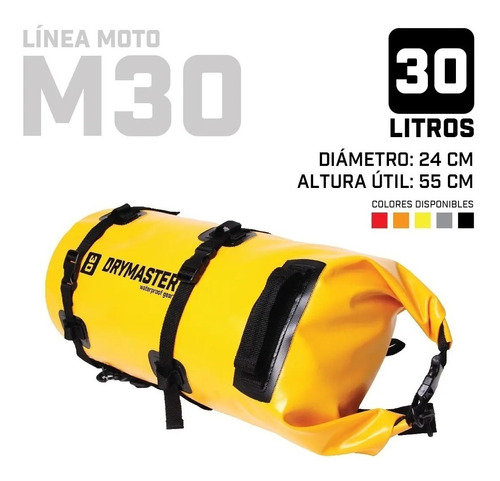 Bolso Estanco Impermeable Moto Kayak Viaje Mochila 30 Bernal