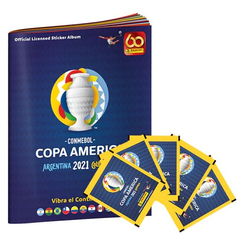 Álbum + 50 Sobres Copa América 2021.