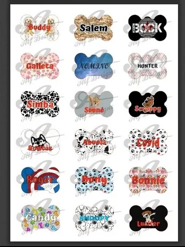 comprar Placas Identificación- Dog Tag - Mascota Dogtag Perro Gato