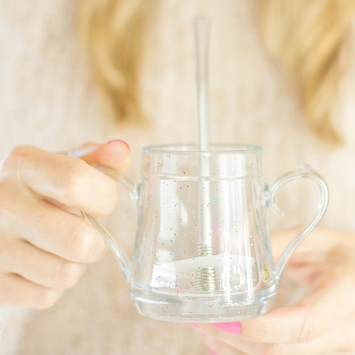 Imagen 1 de 1 de Mate Retro 2 Asas Glitter Cristal